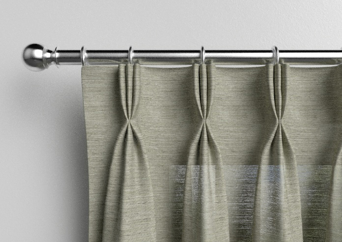 Sahara Voile, Metallic Pearl Grey - Made to Measure Curtains - Image 11